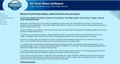 Desktop Screenshot of hitechpawn.com