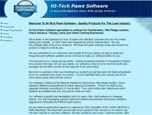 Tablet Screenshot of hitechpawn.com